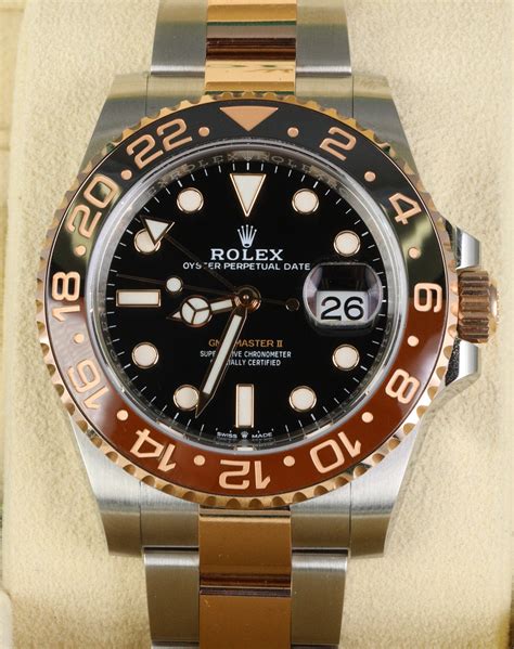 rolex gmt 2 tone gold|Rolex rootbeer gmt master 2.